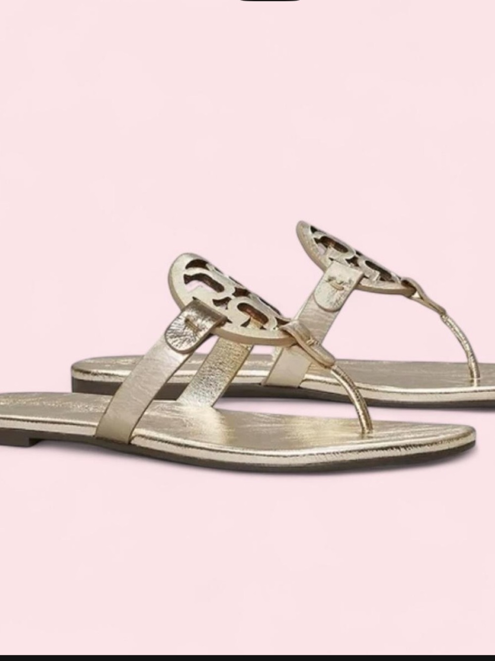 Tory Burch Miller Metallic Gold